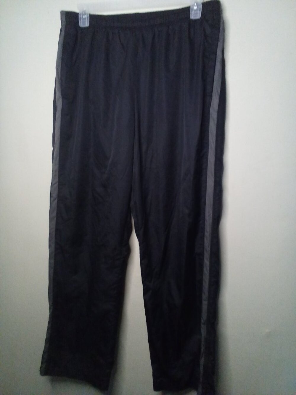 Tek Gear Athletic Pants Men XL Active Ankle Zip Black